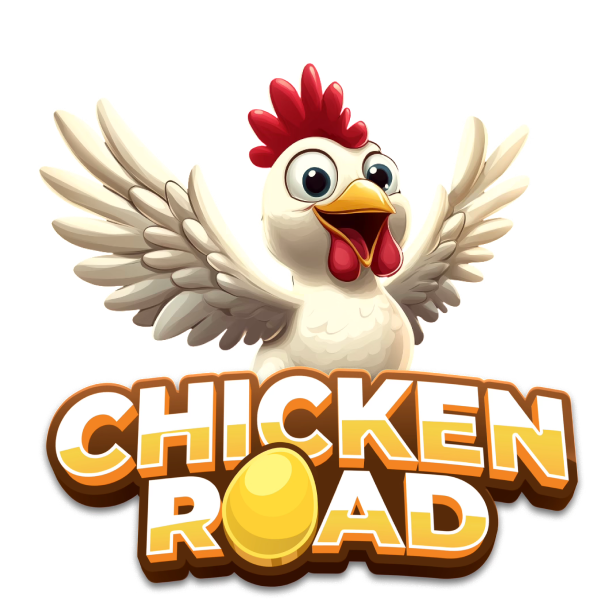 chicken road game logo